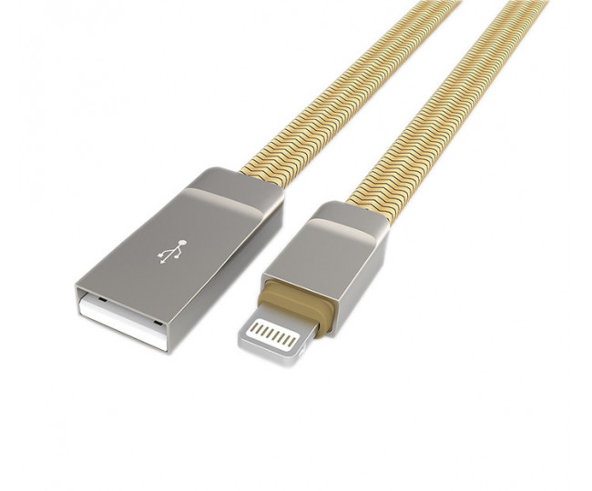 Кабель USB iPhone 5, LDNIO Zinc Alloy , Silver, 1 м (LS20) LS20