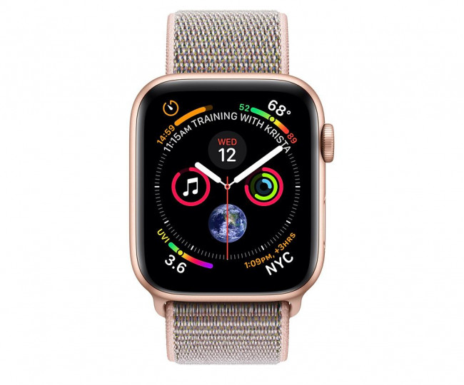 Apple Watch Series 4 (GPS) 40mm Gold Aluminum Case with Pink Sand Sport Loop (MU692) б/у