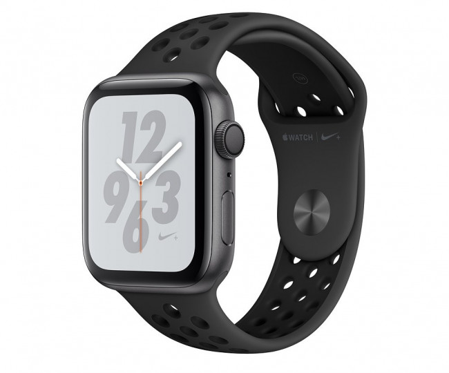 Apple Watch Nike Series 4 GPS 44mm Gray Alum. w. Anthracite/Blk Nike Sport b. Gray Alum. (MU6L2) б/у