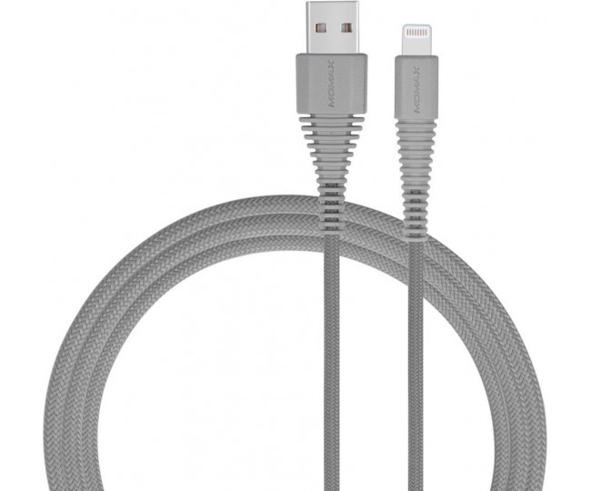 Kабель Momax TOUGH Link 1.2m USB to Lightning Gray (DL8A)