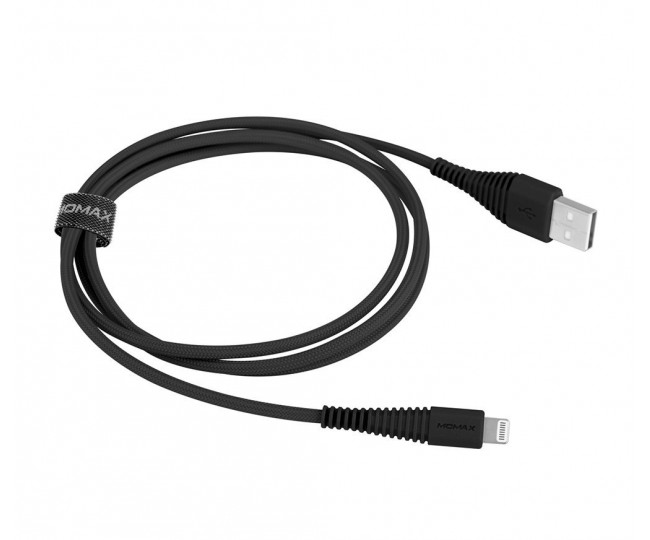 Kабель Momax TOUGH Link 1.2m USB to Lightning (Black) DL8D