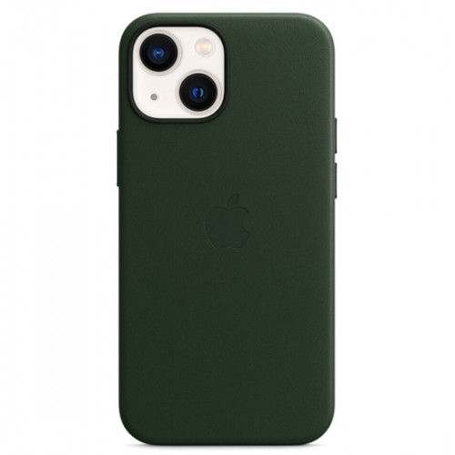 Чохол для смартфона iPhone 13 mini Leather Case with MagSafe - Sequoia Green (MM0J3)