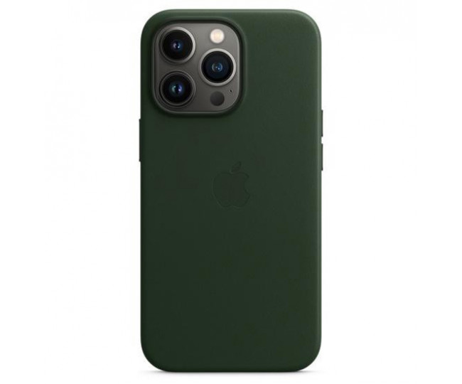 Чохол для смартфона iPhone 13 Pro Leather Case with MagSafe - Sequoia Green (MM1G3)