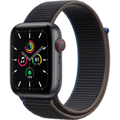 Apple Watch SE GPS + Cellular 44mm Space Gray Aluminum Case with Charcoal Sport L. (MYEU2/MYF12) б/у