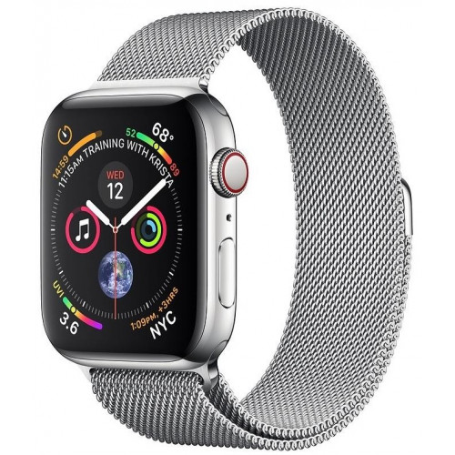 Apple Watch Series 4 44mm LTE Stainless Steel Casr Stainless Steel Milanese Loop(MTV42LL) б/у