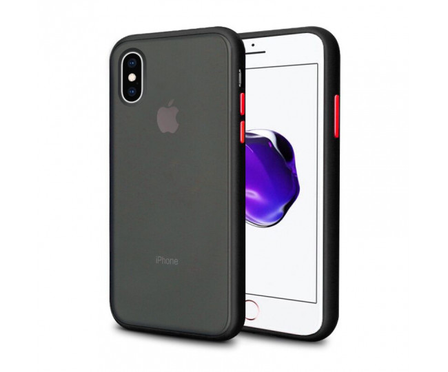 Чохол iPhone X/XS Gingel Series Black/Red