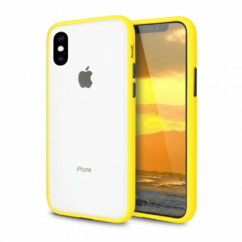 Чохол iPhone X/XS Gingel Series Yellow/Black