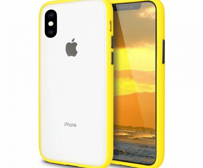 Чохол iPhone X/XS Gingel Series Yellow/Black