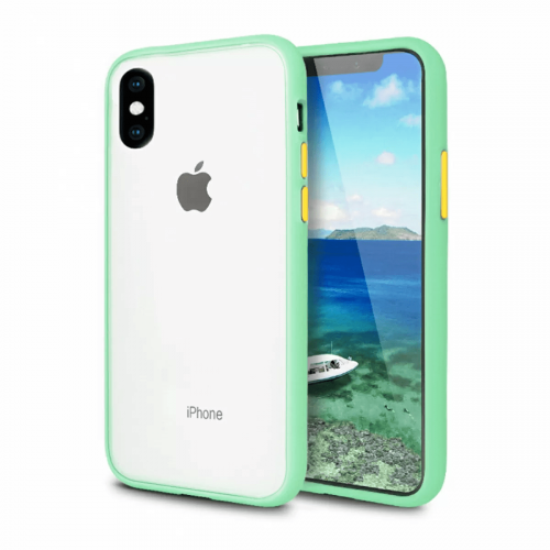 Чохол iPhone XR Gingel Series Mint/Orange