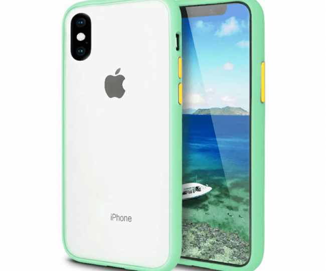 Чохол iPhone XR Gingel Series Mint/Orange