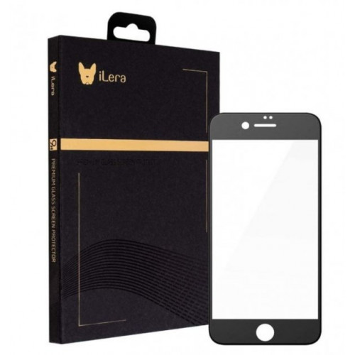 Защитное стекло iLera iPhone 7/8/SE (2020) Black