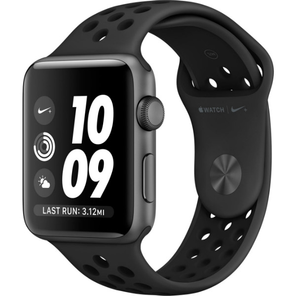 Apple Watch Series 3 Nike+ 42mm Space Alum Case with Anthracite/Black Nike Sport Band (MQ182) б/у