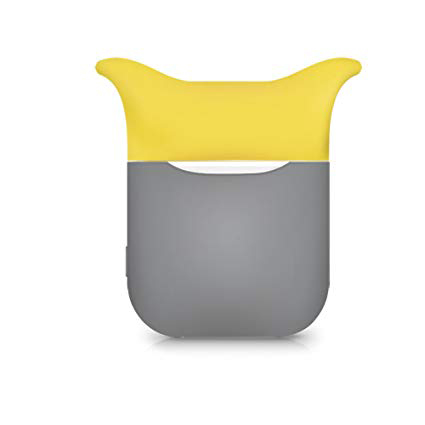 Чохол для Airpods Silicon Case Devil Gray Yellow