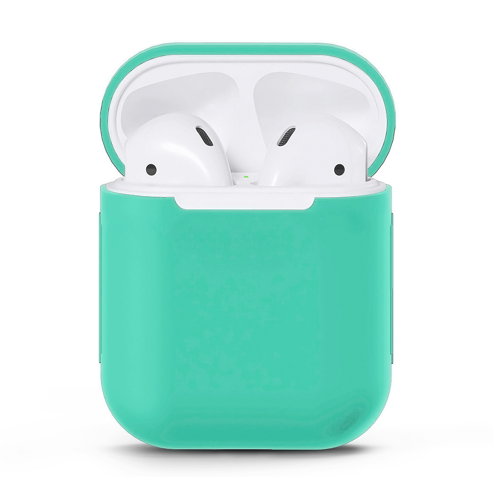 Чохол для Airpods Silicon Case Marine Green