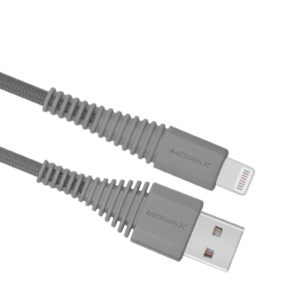 Kабель Momax TOUGH Link 1.2m USB to Lightning Gray (DL8A)