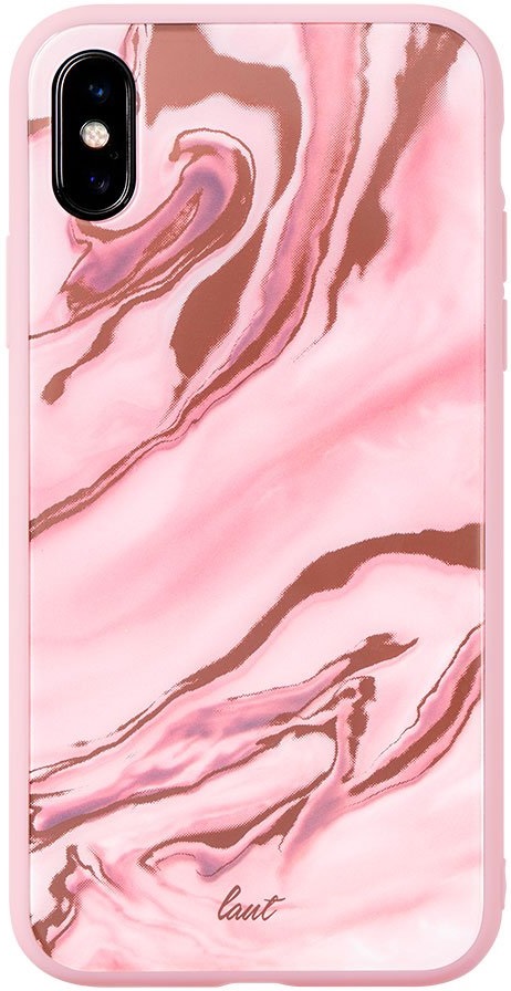 Чохол LAUT MINERAL GLASS для iPhone X/XS Pink (LAUT_IP18-S_MG_MP)