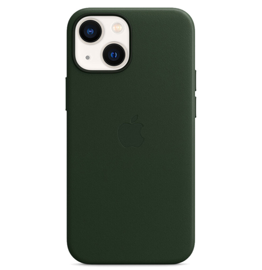 Чохол для смартфона iPhone 13 mini Leather Case with MagSafe - Sequoia Green (MM0J3)