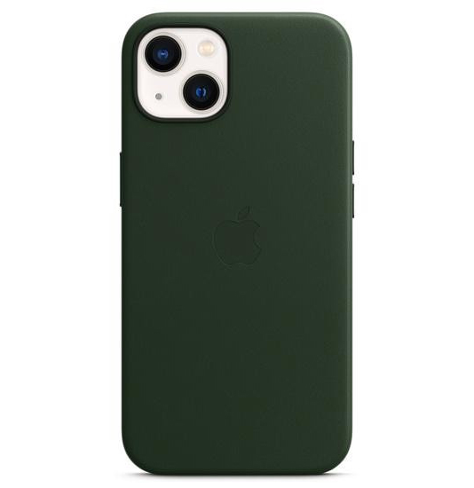 Чохол для смартфона iPhone 13 Leather Case with MagSafe - Sequoia Green (MM173)