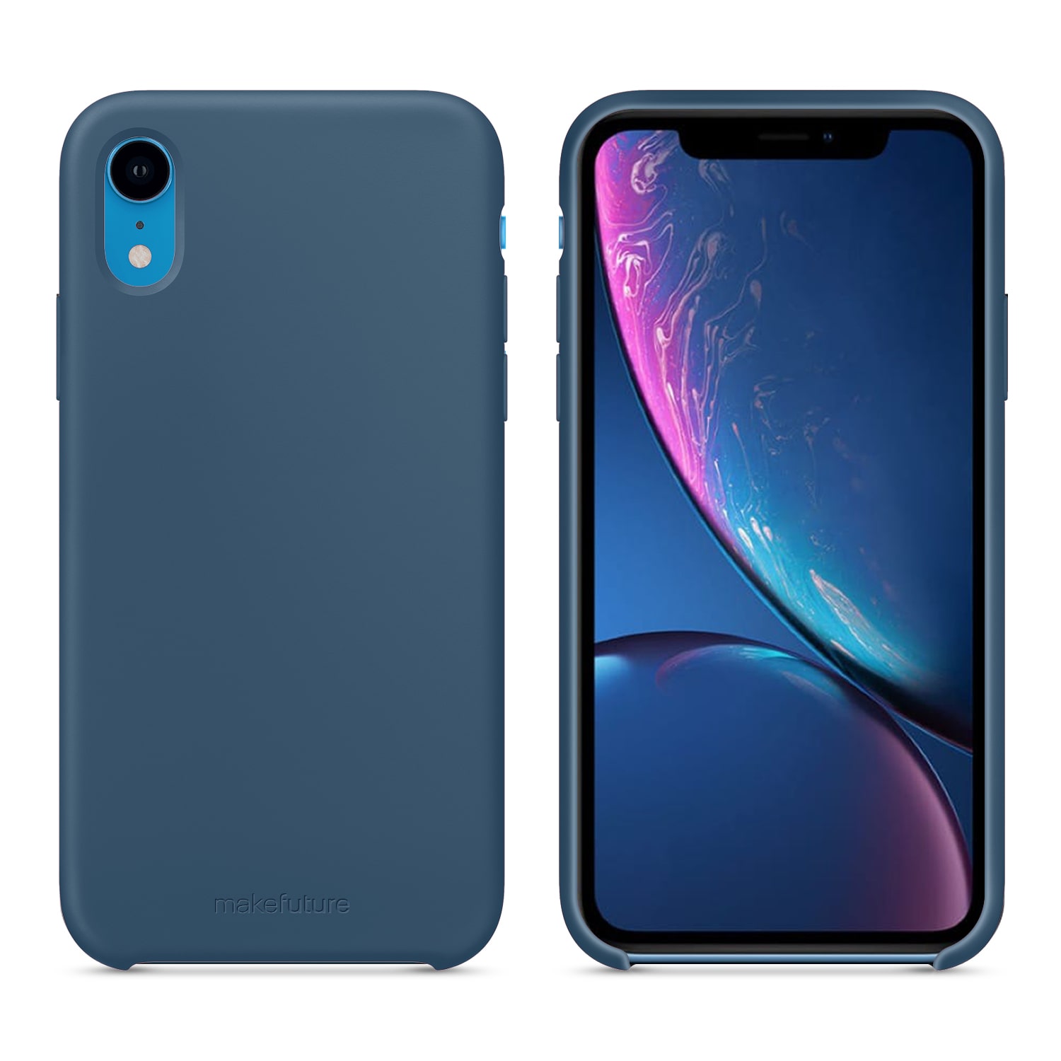 Чохол MF Apple iPhone XR Silicone Blue