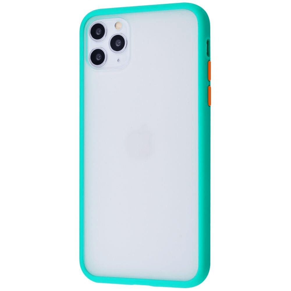 Чохол iPhone 11 Gingel Series Mint/Orange